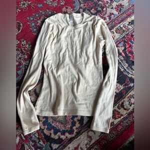 American Apparel LS Cream Medium